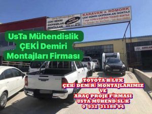  çekidemiri takma baglama montajı ve araç proje fiması ankara