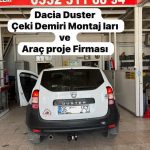 DACIA DUSTER çeki demiri, demiri montajı, çeki demiri projesi. çeki demiri ankara usta mühendislik ankara da 05323118894