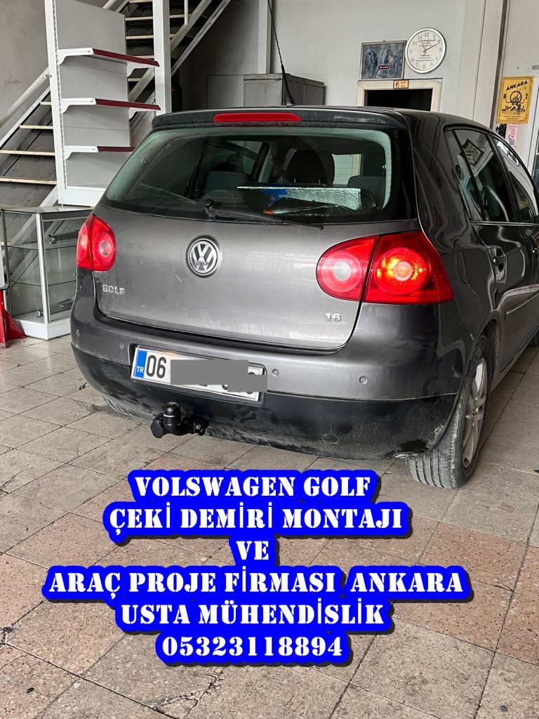 VOLSWAGEN GOLF  çekidemiri takma baglama montajı ve araç proje fiması ankara
USTA MÜHENDİSLİK
05323118894